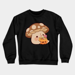 Trick or treat mushroom Crewneck Sweatshirt